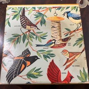 Vintage New Avon 60's Plastic Birch Tree Feeder